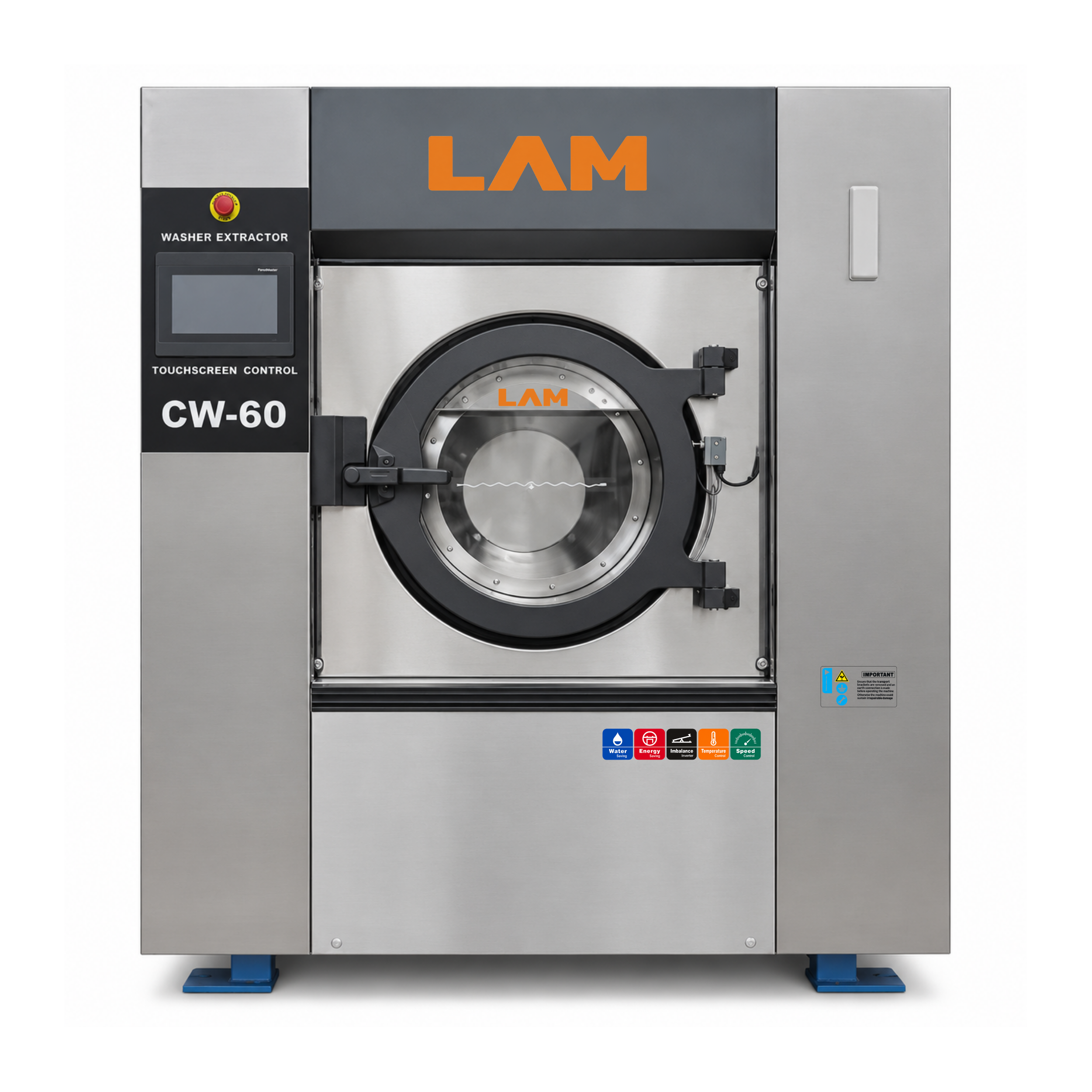 100 kg Laundry Aide industrial washer extractor